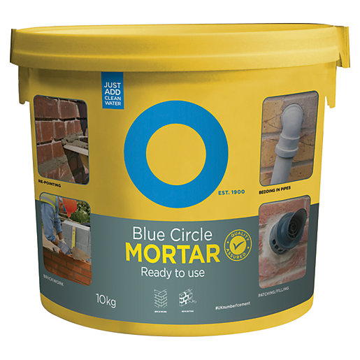 Blue Circle Ready To Use Mortar Mix - 10kg | Wickes.co.uk