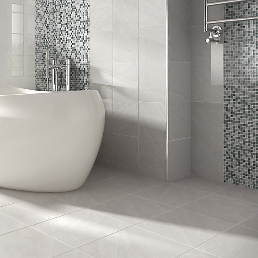 Wickes Glass Mosaico Mosaic Tile 300 x 300mm Wickes.co.uk