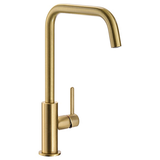 Abode Althia Single Lever Kitchen Tap Brushed Brass