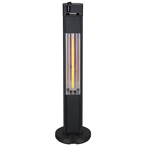 Blaze Floor Standing Electric Outdoor Heater 1600W Wickes.co.uk