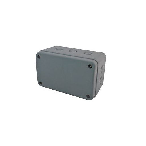 Masterplug Exterior Large Junction Box Grey Wickes.co.uk