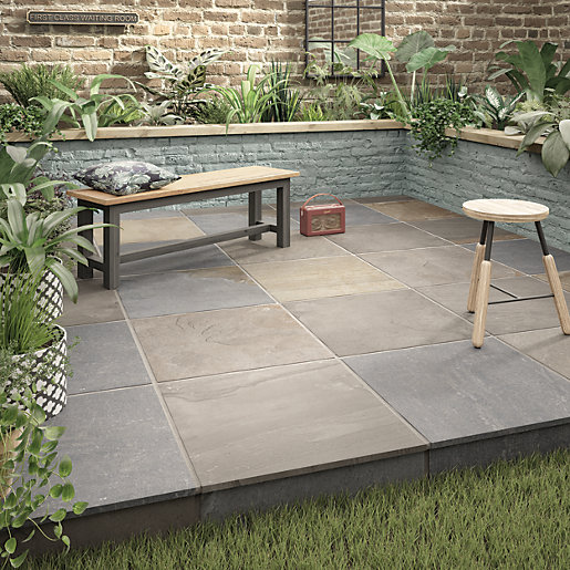 Holkham Grey Multi Outdoor Porcelain, What Kind Of Tiles To Use For Outdoor Patio