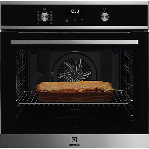 Electrolux Pyrolytic Single Oven KOFDP40X Wickes.co.uk