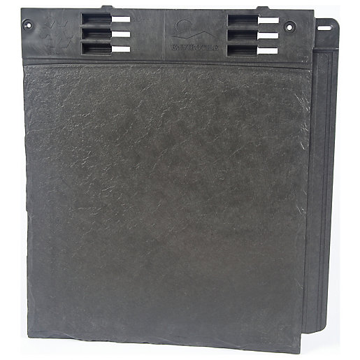 Envirotile Plastic Lightweight Grey Roofing Tile 365 x 335 x 12mm