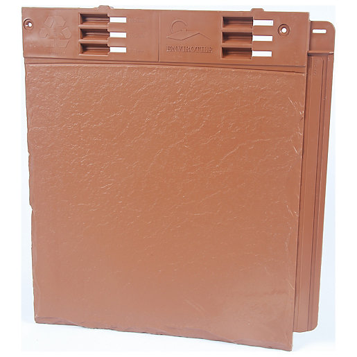 Envirotile Plastic Lightweight Terracotta Roofing Tile 365 x 335 x