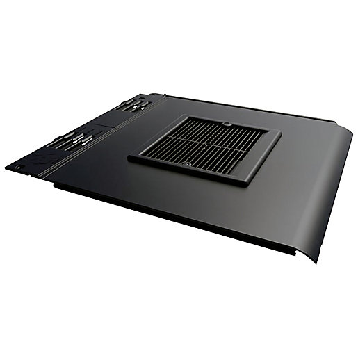 Envirotile Plastic Lowline Anthracite Tile Vent 365 x 325 x 12mm