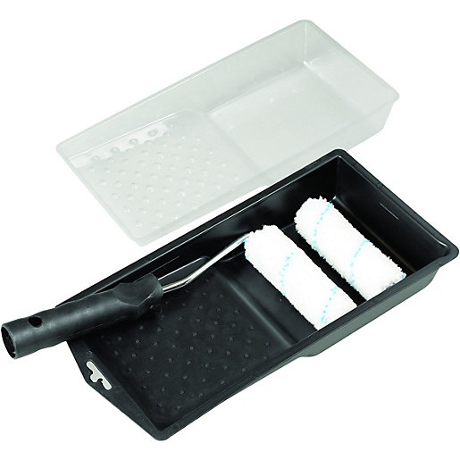 Wickes 4 Microfibre Roller Set Wickes Co Uk