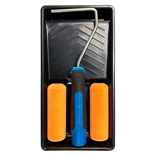 Wickes 4 Smooth Finish Flock Roller Set Wickes Co Uk
