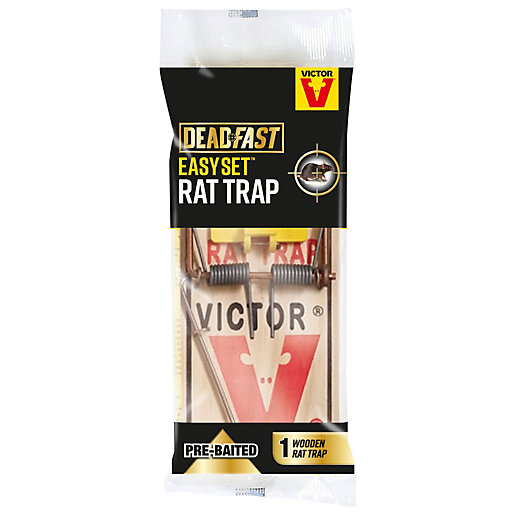 Deadfast Easy Set Rat Trap Single Wickes.co.uk