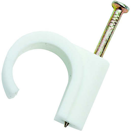 Wickes Nail In Pipe Clips 10mm Pack of 10 Wickes.co.uk