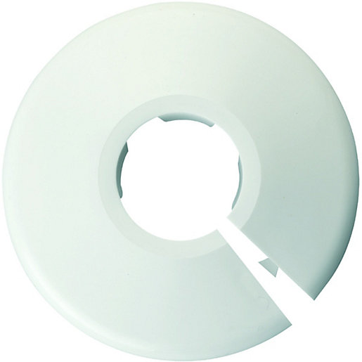 Wickes White Pipe Collars 22mm Pack of 5 Wickes.co.uk