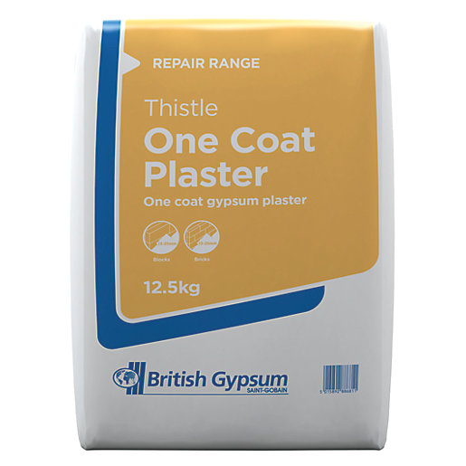 British Gypsum Thistle One Coat Plaster 12 5kg Wickes Co Uk