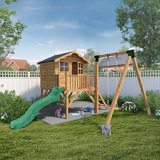 playhouse slide swing