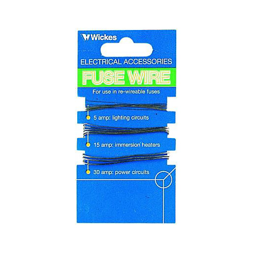 Wickes Fuse Wire Pack of 3 Wickes.co.uk
