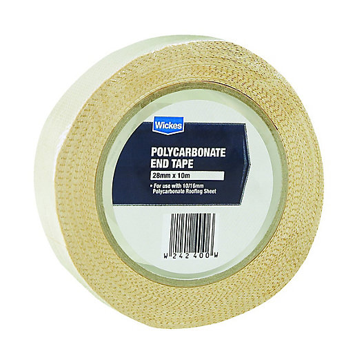 Wickes Antidust Polycarbonate Tape 28mm x 10m Wickes.co.uk