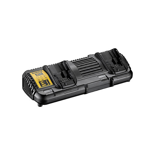 DEWALT DCB132GB XR Liion Dual Port MultiVoltage Charger Wickes.co.uk