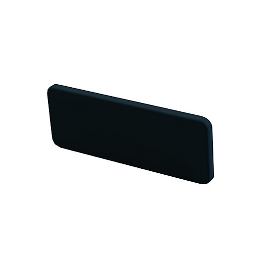 Wickes PVCu Black Board End Cap Wickes.co.uk