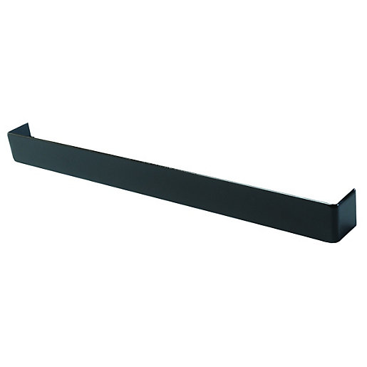 Wickes PVCu Black Fascia Butt Joint Trim 450mm Pack 2 Wickes.co.uk