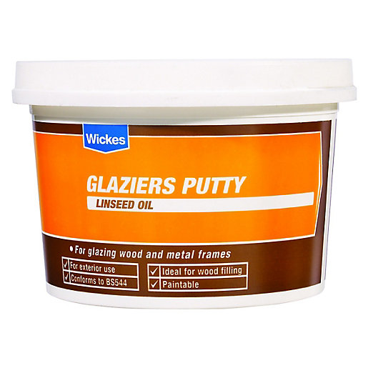 Wickes Glaziers Linseed Oil Putty Natural 1kg Wickes.co.uk