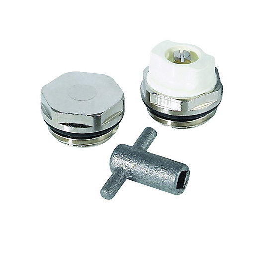 Wickes Radiator Key, Bleed Plug & Cap Plug Wickes.co.uk