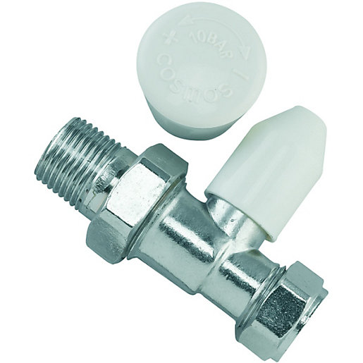 Wickes Straight Radiator Valve 15mm Wickes.co.uk
