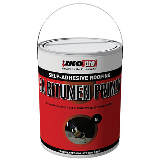 IKOpro SelfAdhesive Roofing Bitumen Primer 5L Wickes.co.uk