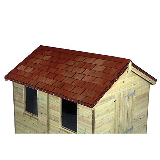 Wickes MultiTone Red Roof Shingles 2m² Pack of 14 Wickes.co.uk