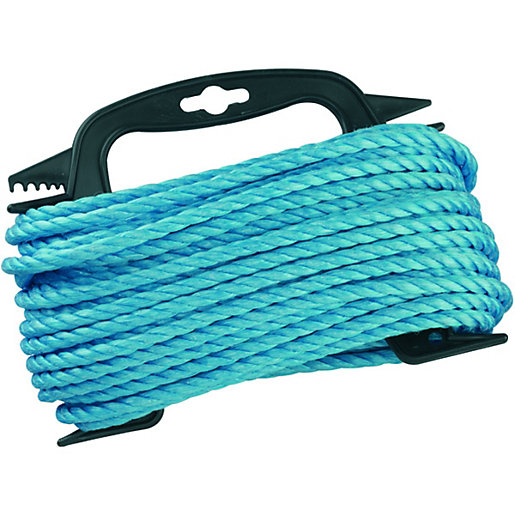 Wickes Blue 6mm Multifuctional Polypropylene Rope Length 20m Wickes.co.uk