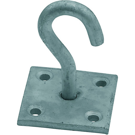 Wickes Galvanised Hook On Plate 50 x 50mm Wickes.co.uk