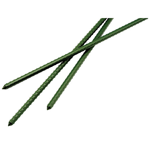 Plastic Coated Metal Garden Stakes 1 8m, Long Garden Stakes