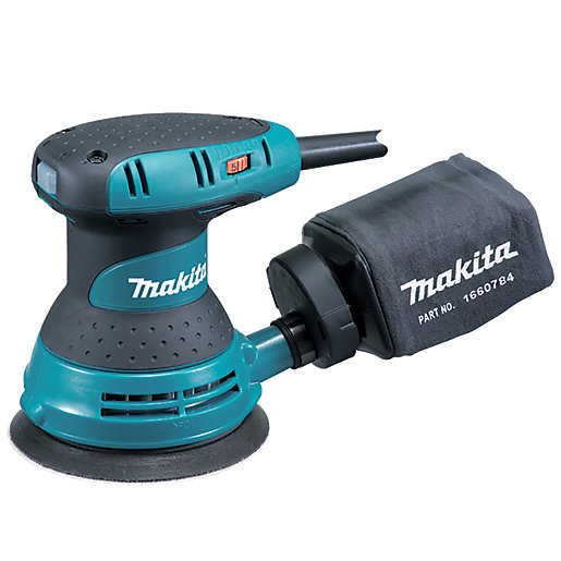 Makita BO5031/1 Corded Random Orbital Sander 240V 300W Wickes.co.uk