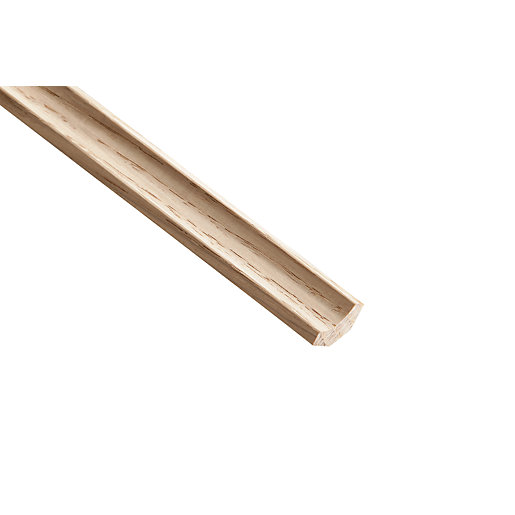 Wickes White Oak Scotia Moulding 15mm x 15mm x 2.4m Wickes.co.uk