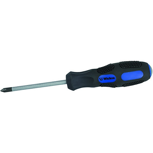 Wickes Soft Grip Pozi Screwdriver PZ1 x 75mm Wickes.co.uk