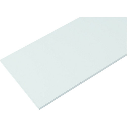 Wickes Melamine White Shelf 18 X 230, White Particle Board Shelving