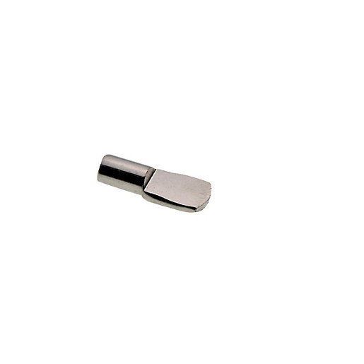 Wickes Shelf Support Nickel 11mm Pack of 20 Wickes.co.uk