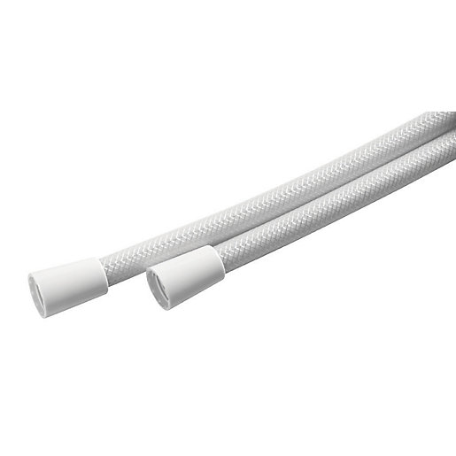 Wickes PVC Shower Hose 1.5m White Wickes.co.uk
