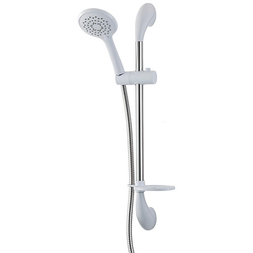 Triton 5 Function White Shower Kit | Wickes.co.uk