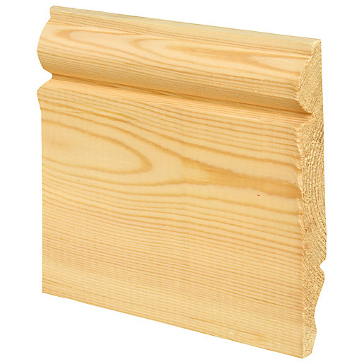 Wickes Dual Purpose Torus/Ogee Pine Skirting 19mm x 144mm x 3.6m