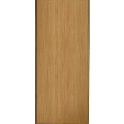 Spacepro Sliding Wardrobe Door Oak Frame & Panel 2220 x 914mm