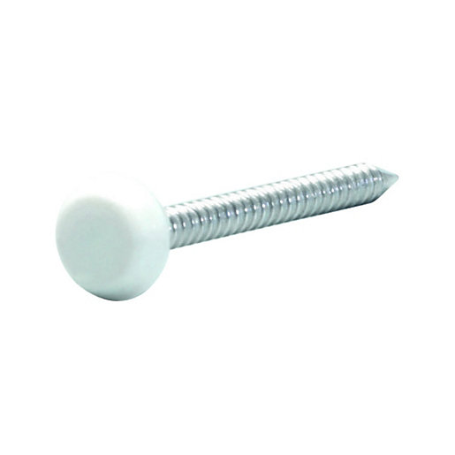 Wickes Pvcu White Fascia Fixing Nails 50mm Pack 50 Wickes Co Uk