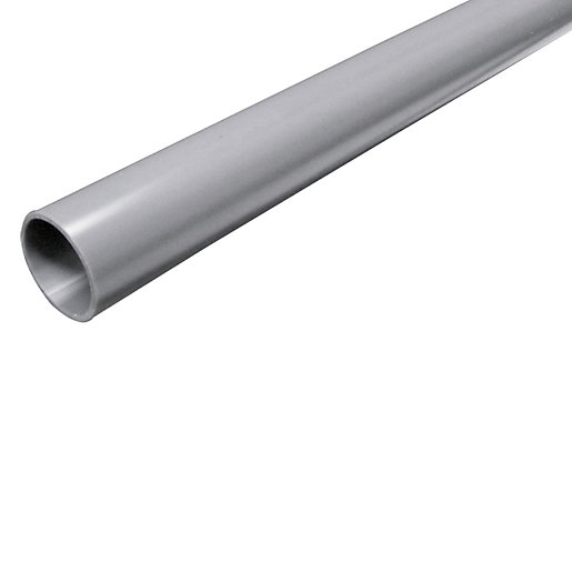 FloPlast Solvent Weld Waste Pipe Grey 40mm x 3m Wickes.co.uk