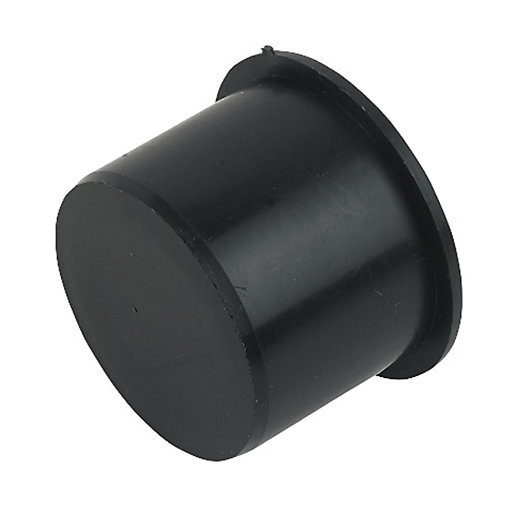 FloPlast WP31B Pushfit Waste Socket Plug Black 40mm Wickes.co.uk