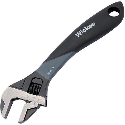 Wickes Smooth Grip Adjustable Wrench 228mm 9 Wickes Co Uk