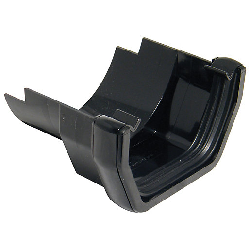 Floplast Square Line Gutter To Cast Iron Adaptor Black Wickes Co Uk