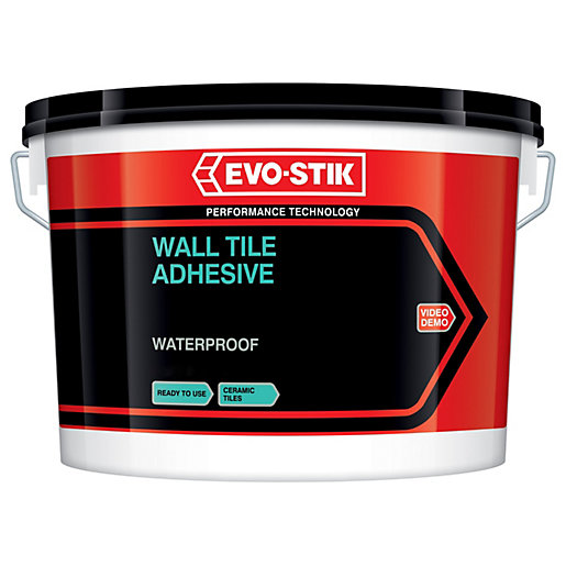 EvoStik Wall Tile Waterproof Adhesive 2.5L Wickes.co.uk