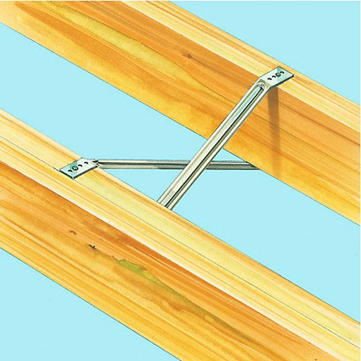 Wickes 400mm Herringbone Joist Strut Wickes.co.uk