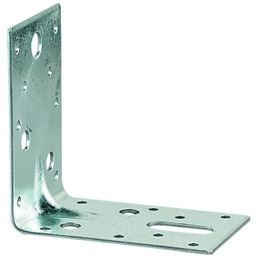 Wickes Galvanised Heavy Duty Angle Bracket 150 x 150 x 63mm Wickes.co.uk
