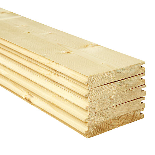 Wickes Ptg Timber Floorboards 18mm X 119mm X 3000mm Pack Of 5 Wickes Co Uk