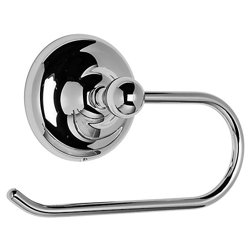 Croydex FlexiFix™ Grosvenor Toilet Roll Holder Chrome Wickes.co.uk