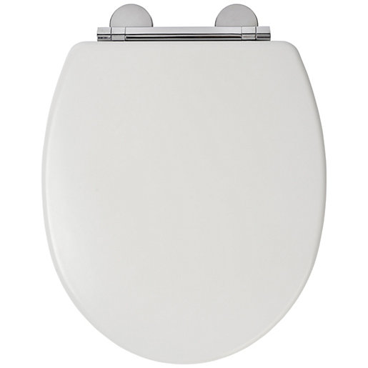Croydex Lugano Flexi Fix Toilet Seat Wickes.co.uk